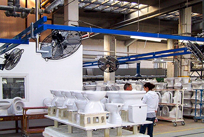 L'impianto di nebulizzazione ventilata L'impianto di nebulizzazione ventilata