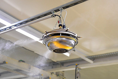 I ventilatori nebulizzanti a sospensione I ventilatori nebulizzanti a sospensione