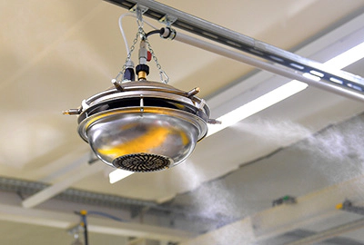 Tipologie di ventilatore ad acqua