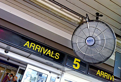 Nebulizzatori per l'Aeroporto di Linate
