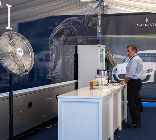 Nebulizzatori per evento Maserati