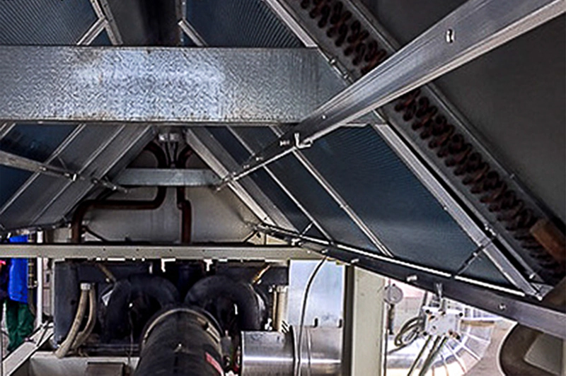 vista linee precooling interno chiller