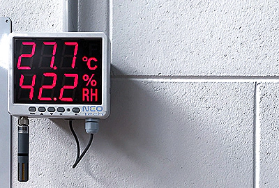 Particolare di una sonda modbus necessaria per visualizzare temperatura ed umidità in ambiente